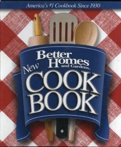 Better Homes and Gardens New Cook Book, 2002