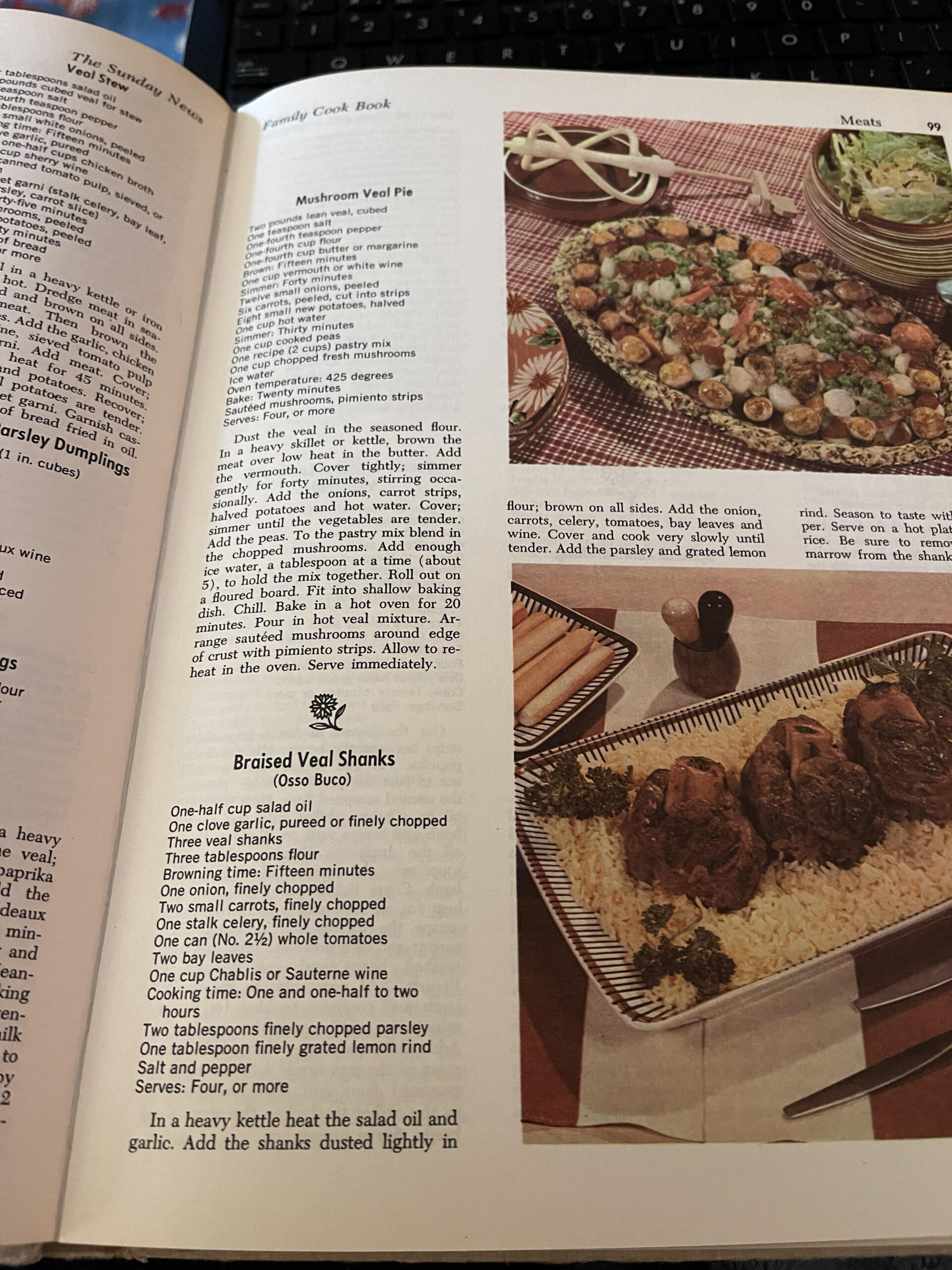 Sunday News Family Cook Book, 1962