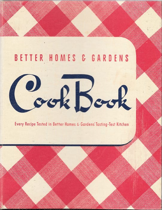 Better Homes and Gardens Cook Book, 1941
