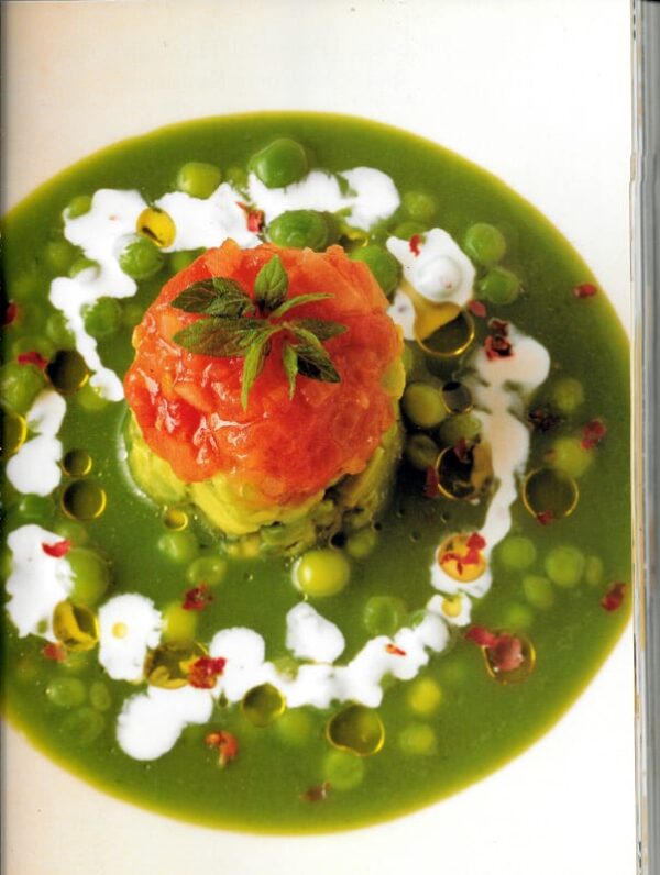 Chilled Sugar Snap Pea Soup from Charlie Trotter's Vegetables
