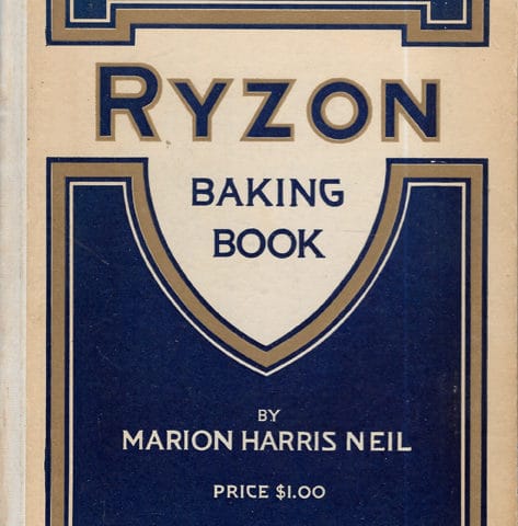Ryzon Baking Book, Marion Harris Neil, 1916
