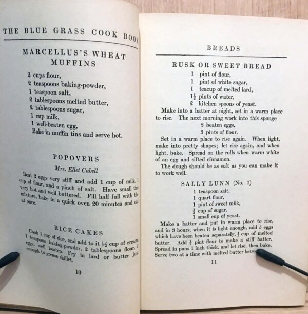 antique Southern cookbook