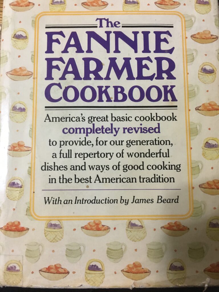 Fannie Farmer Cookbook, Twelhirteenth Edition, 1996