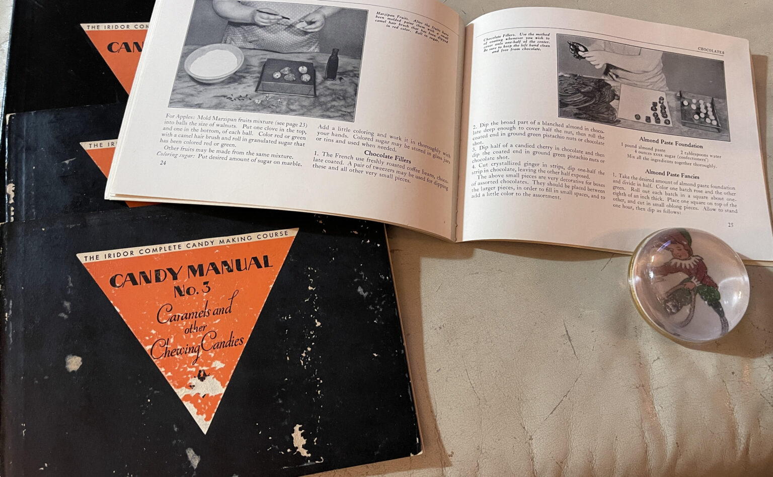 Chocolate Dipping from Iridor Complete Candy Making Course, 1931